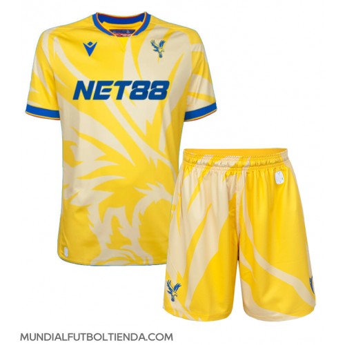 Camiseta Crystal Palace Segunda Equipación Replica 2024-25 para niños mangas cortas (+ Pantalones cortos)